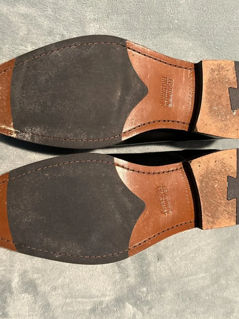 Johnson and Murphy Men's Black Dress Shoes